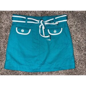 Janie and Jack Pink Label Poolside Palms Skirt‎ Size 5